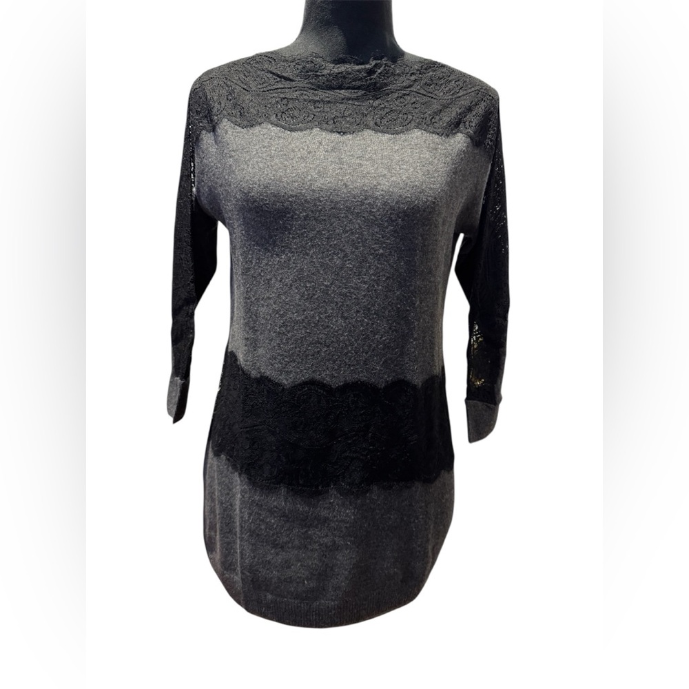 Twin-Set Black Lace Sweater